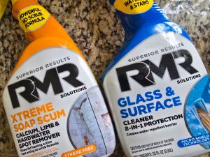 Glass & Surface Cleaner/Repellent + Xtreme Soap Scum Remover, Multi-Surface Cleaning Kit for Bathroom, Tile, Glass, & Surfaces, 2–32 Oz Bottles